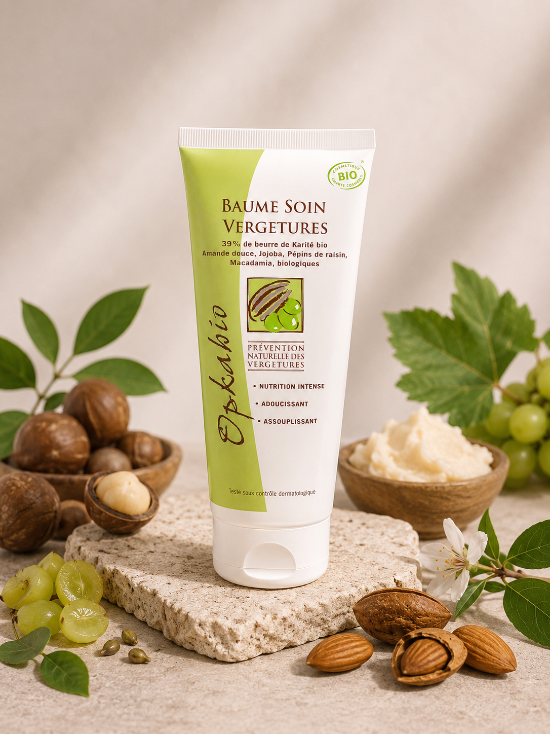 Baume soin vergetures bio