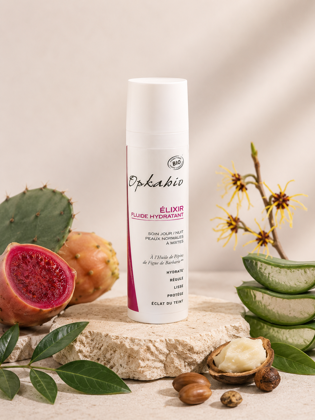 Elixir fluide hydratant bio